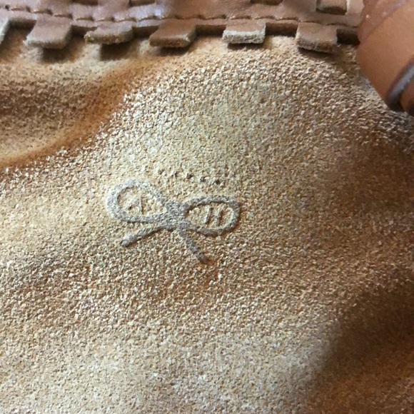 Anya Hindmarch Suede camel handbag - Picture 5 of 14